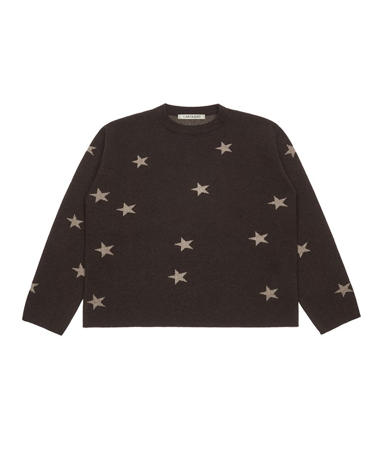 L19 STAR KNIT(BROWN)