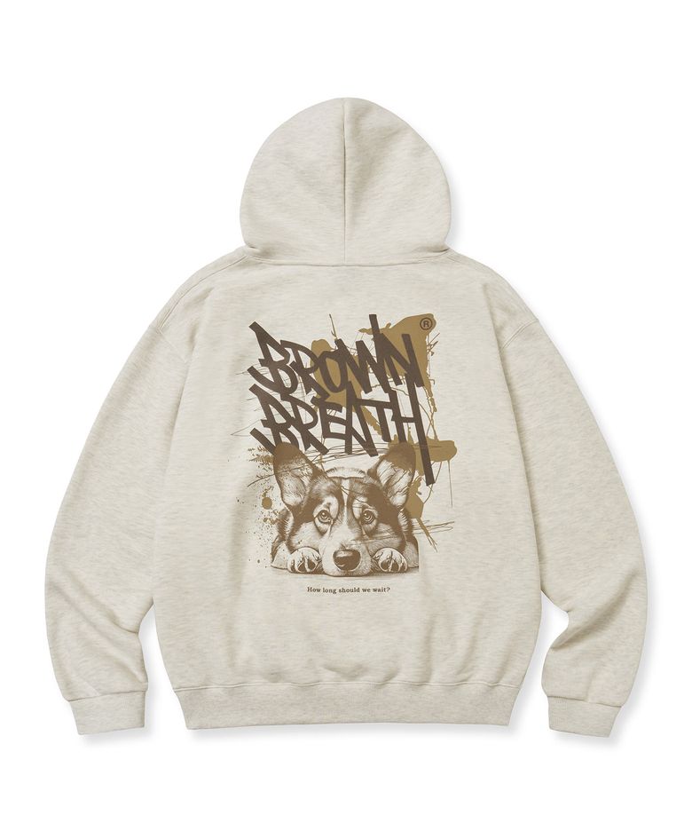 WAITING TAG V2 HOODIE - OATMEAL