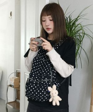 올데이 라이트 백팩  블랙도트