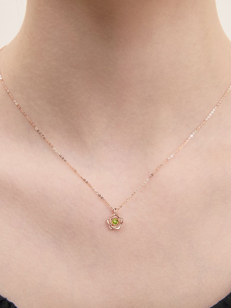 14K 목걸이(8월탄생석) RS1313