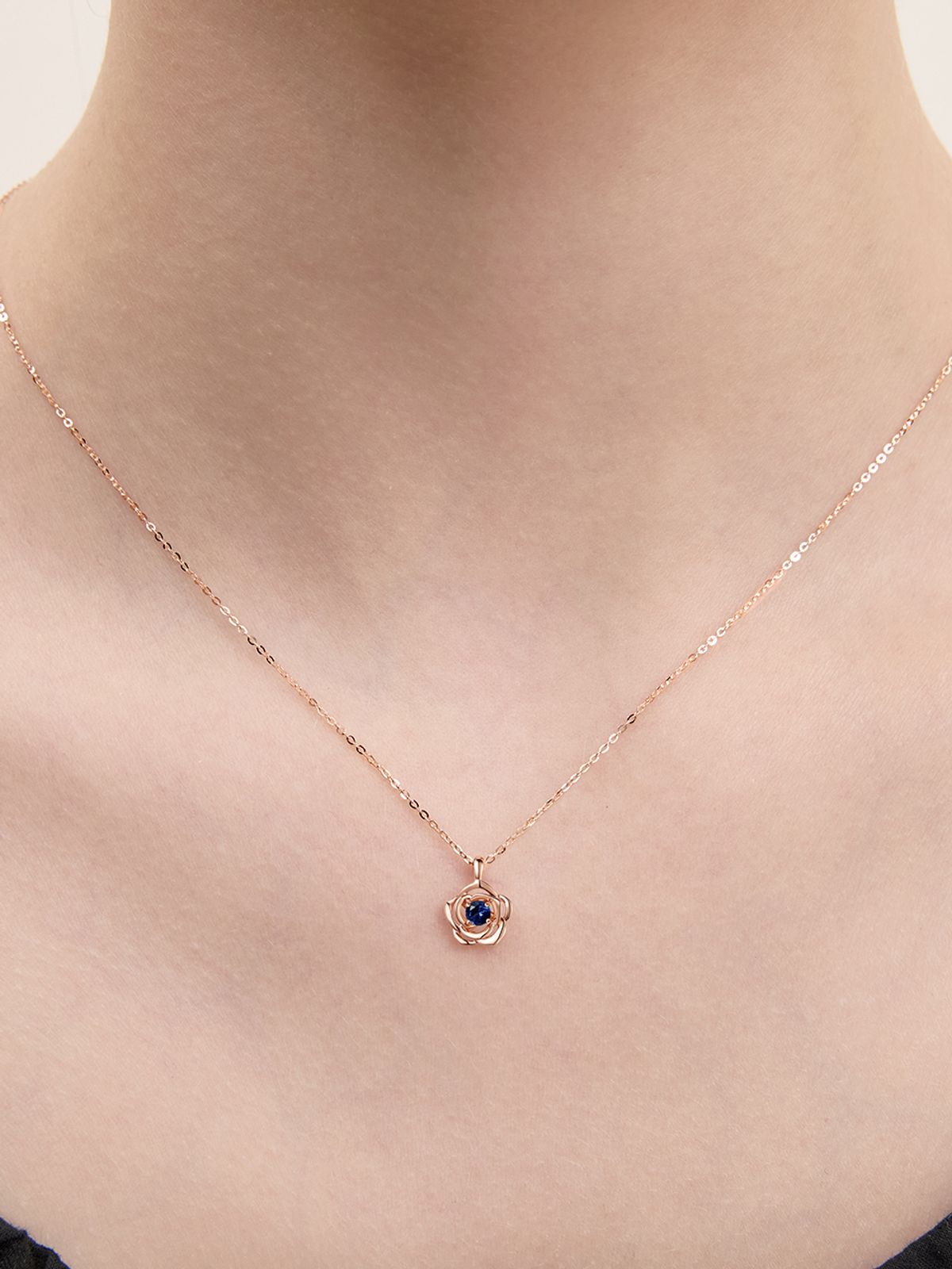 로즈몽(ROSEMONT) 14K 목걸이(9월탄생석) RS1314