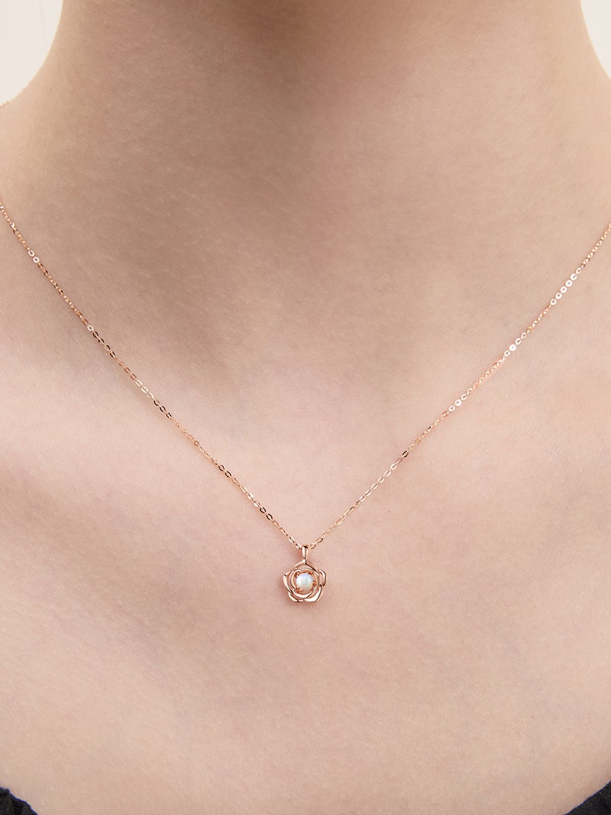 로즈몽(ROSEMONT) 14K 목걸이(10월탄생석) RS1315