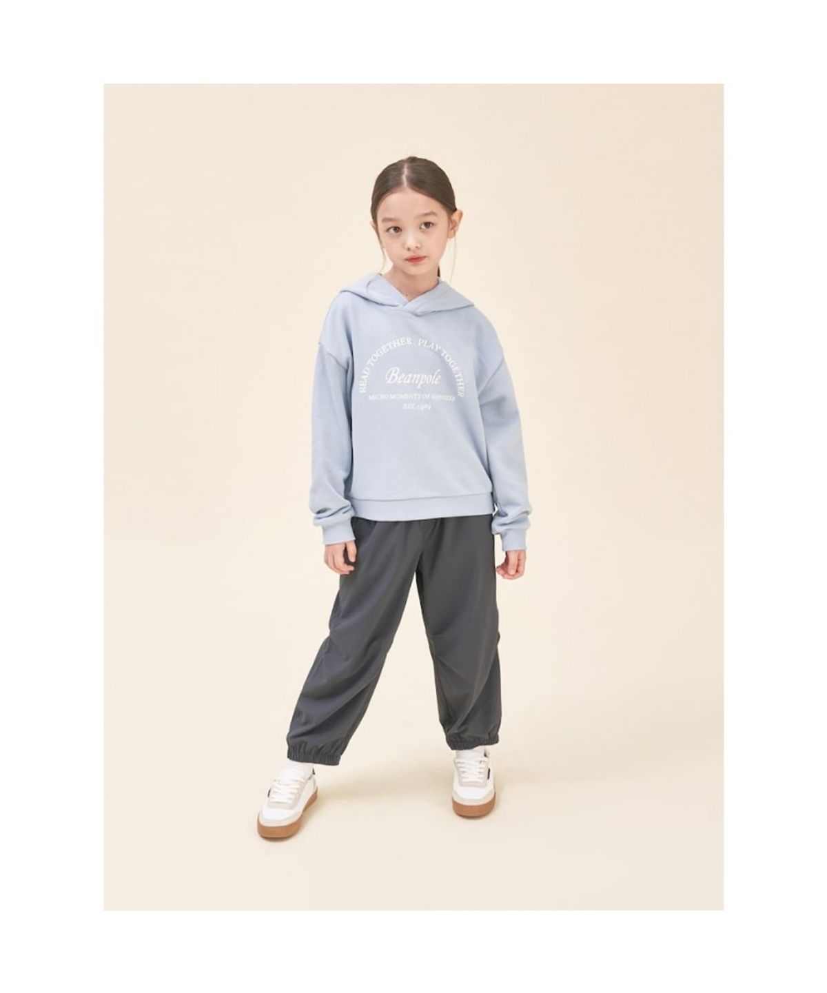 빈폴 키즈(BEANPOLE KIDS) 여아 후드 스웨트 셔츠  스카이 블루 (BI5841G05Q)