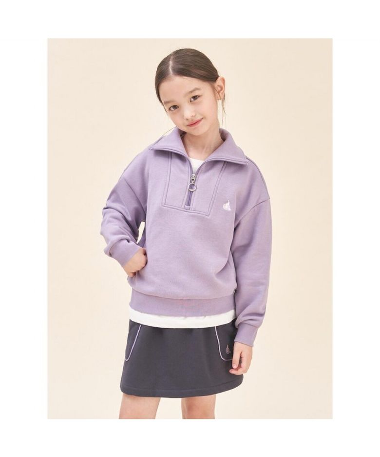 여아 반집업 상하 세트  라이트 퍼플 (BI5841G06V)