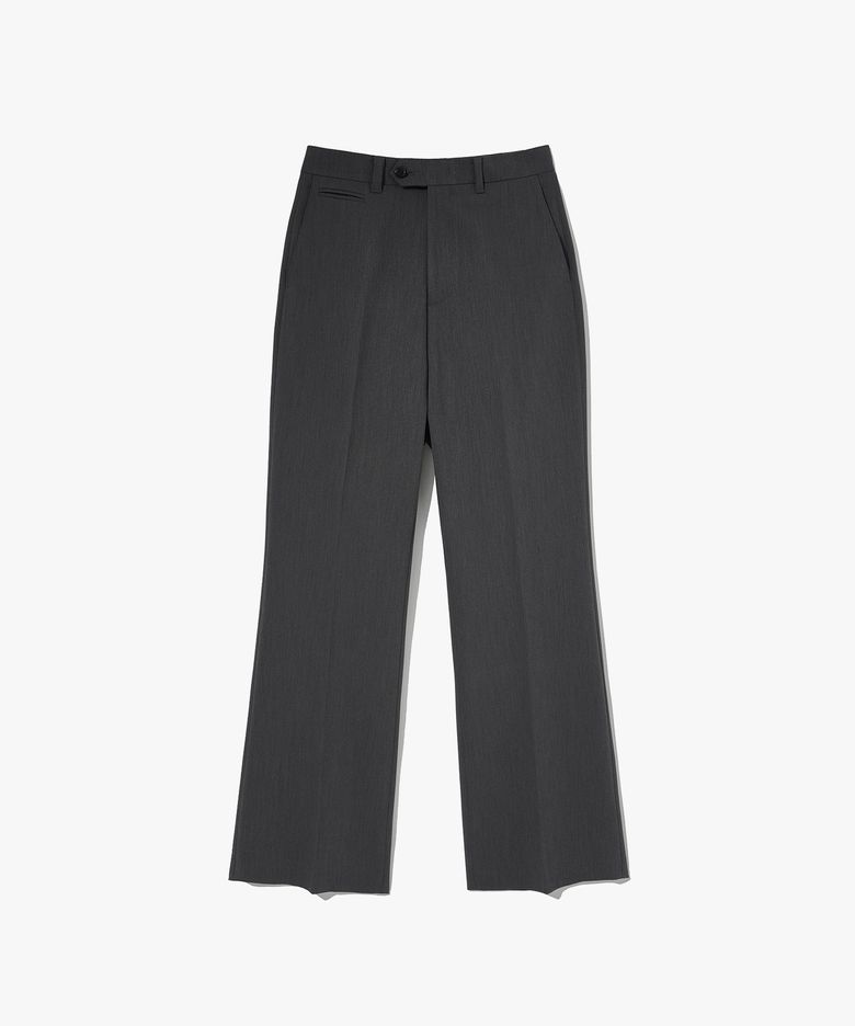 루즈핏 플레어 슬랙스 차콜 COOSPT250CHARCOAL