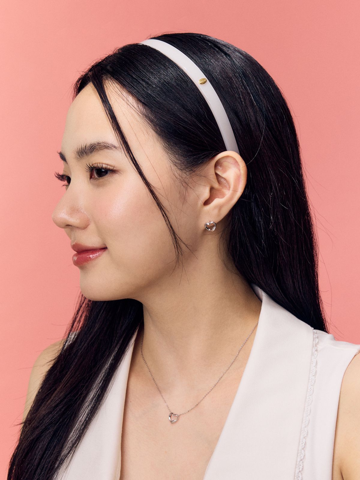 로즈몽(ROSEMONT) 슬림 헤어밴드 아이보리 RA25B39R