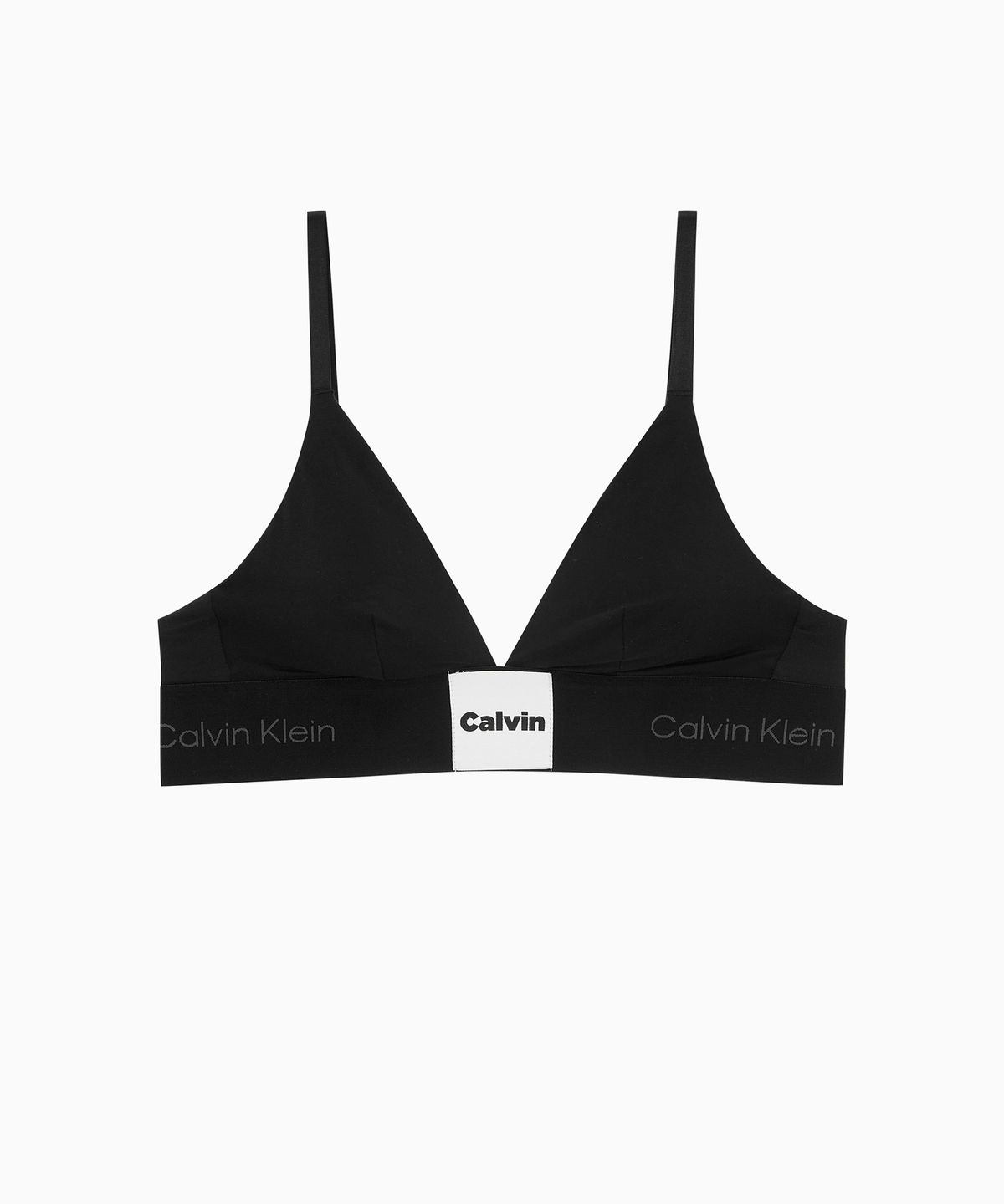 캘빈클라인 언더웨어(CALVIN KLEIN UNDERWEAR) 여성 모던 로고 패치 마이크로 AF 트라이앵글_QF8610ADUB1
