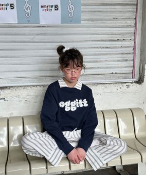 (uni)도미토리 시즌 스트라이프 파자마 무화과