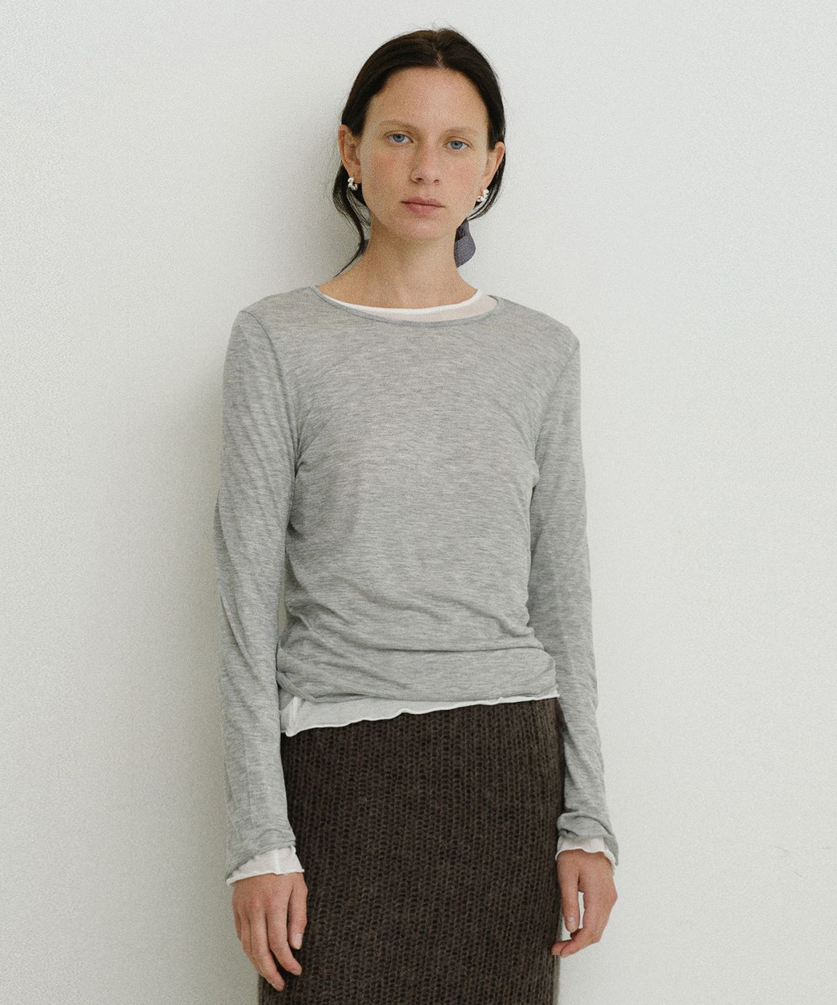 유라고(URAGO) Sorbet tencel t-shirt