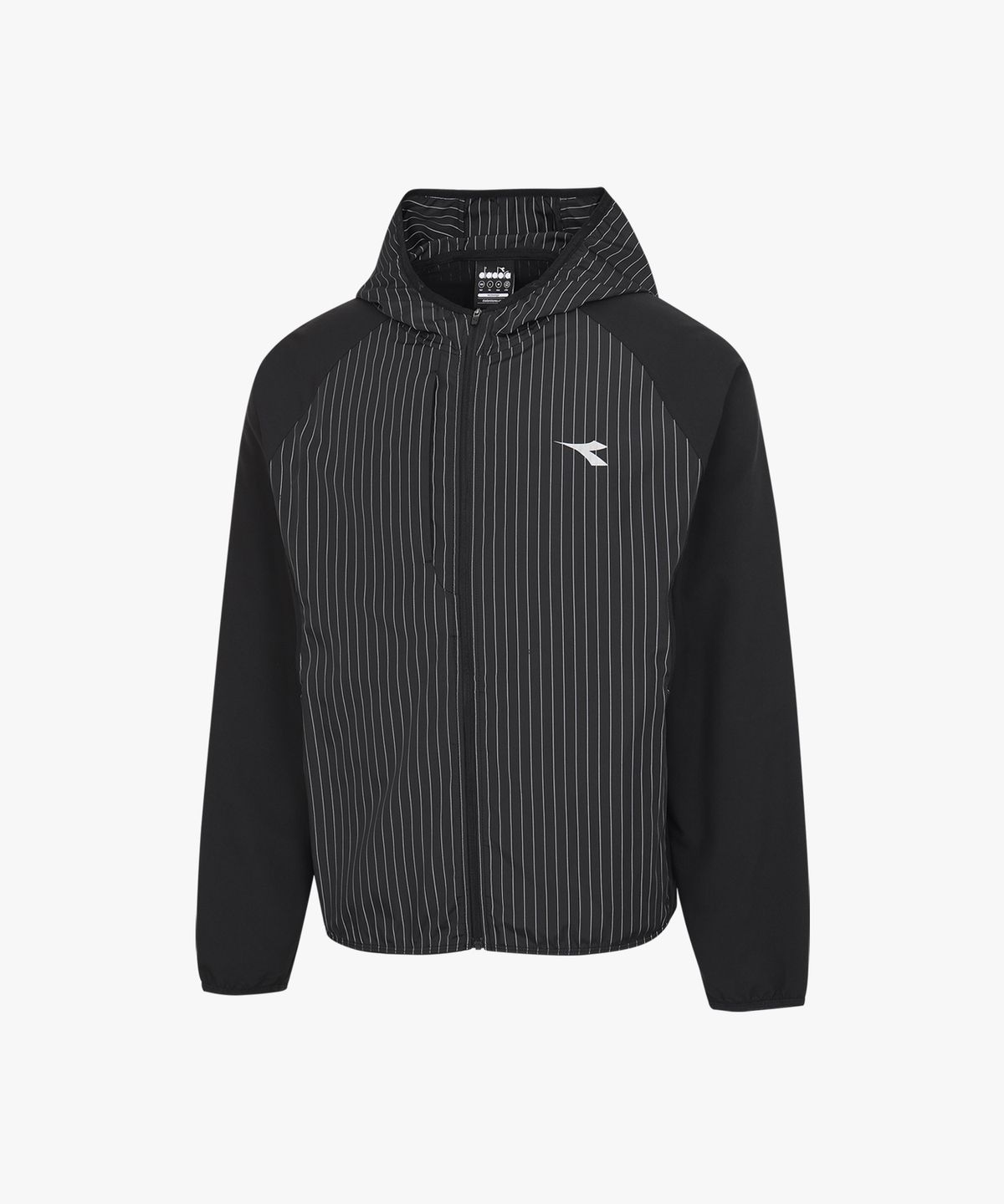 디아도라(diadora) 패커블 러닝 바람막이 자켓 BLACK