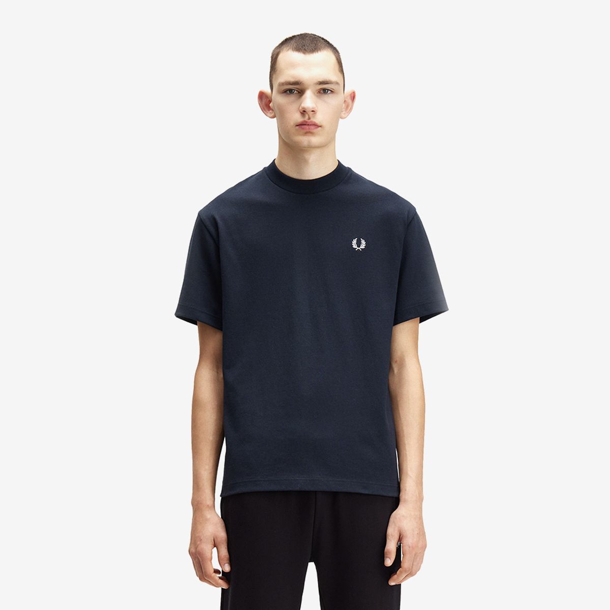 프레드페리(FRED PERRY) [Sport] 릴렉스드 티셔츠 - 네이비 AFPM2538710-608