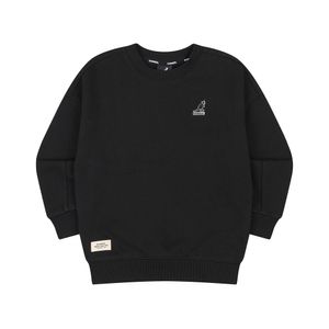 클럽 로고 브러쉬드 스웻셔츠 RD 0001 블랙