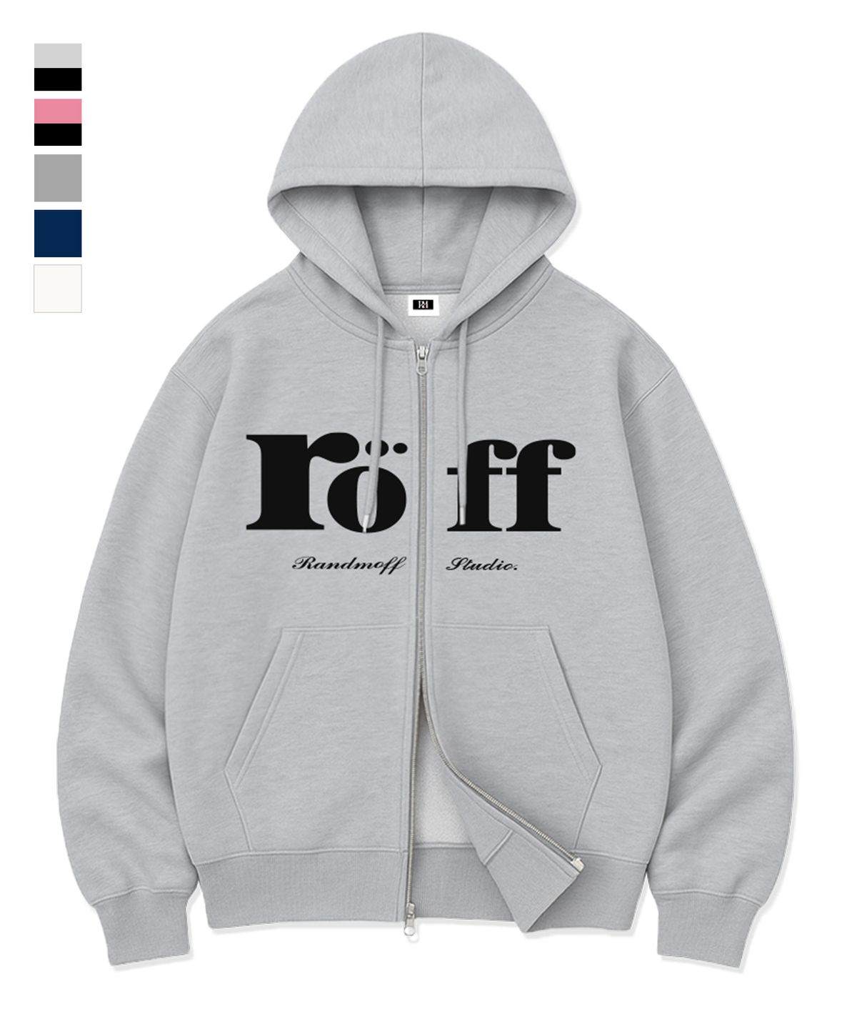 랜덤오프(RANDOMOFF) RÖFF TYPE PLAY SPACE OVER FIT 2-WAY ZIP-UP (5color)