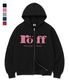 RÖFF TYPE PLAY SPACE DOT OVER FIT 2-WAY ZIP-UP (5color)