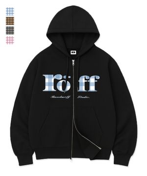 RÖFF TYPE PLAY SPACE CHECK OVER FIT 2-WAY ZIP-UP (5color)