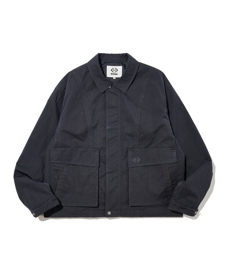 CURVED INCISION JUMPER (DARK NAVY)