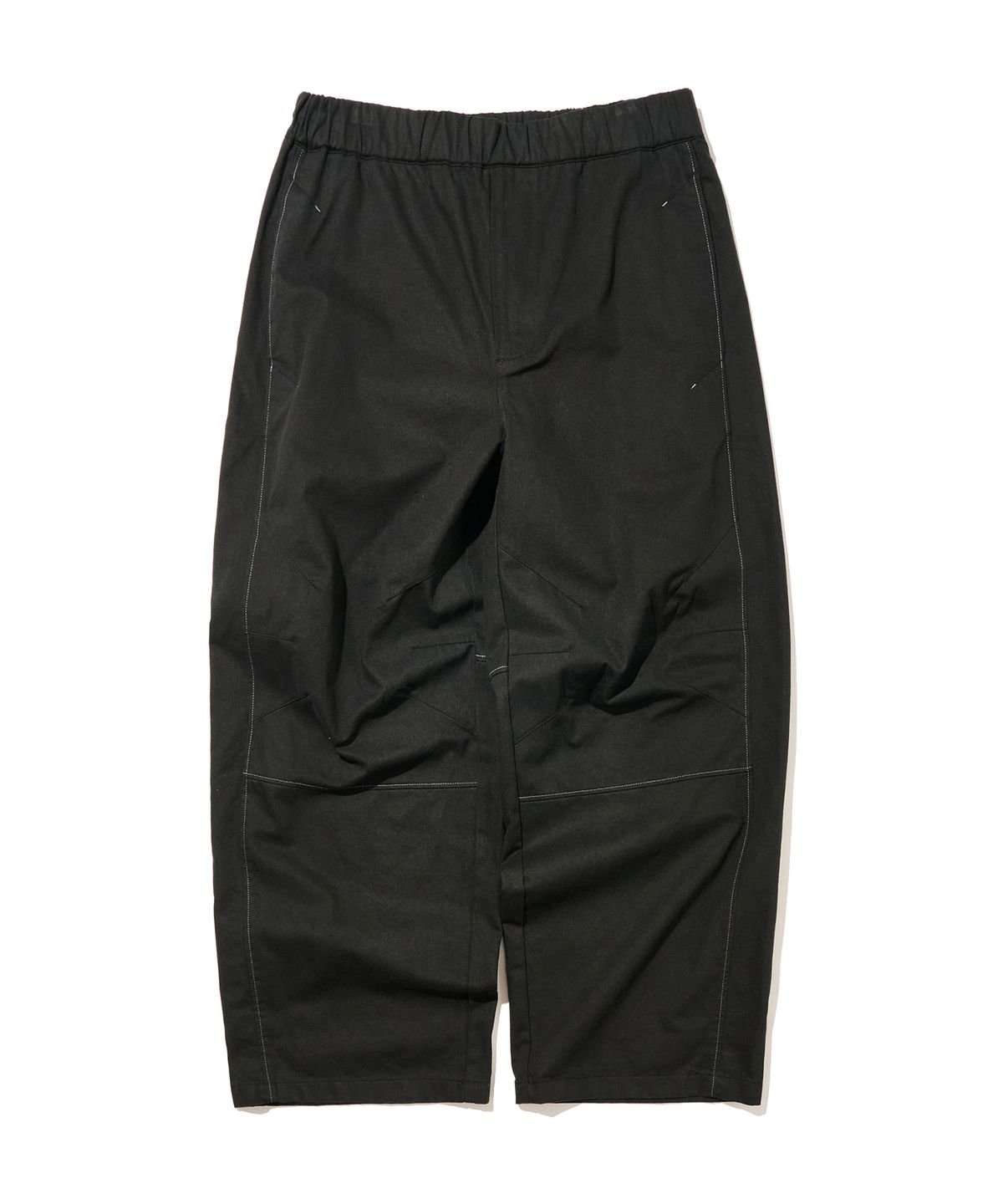 논타입(NONTYPE) STITCH BLOCK DART PANTS (BLACK)