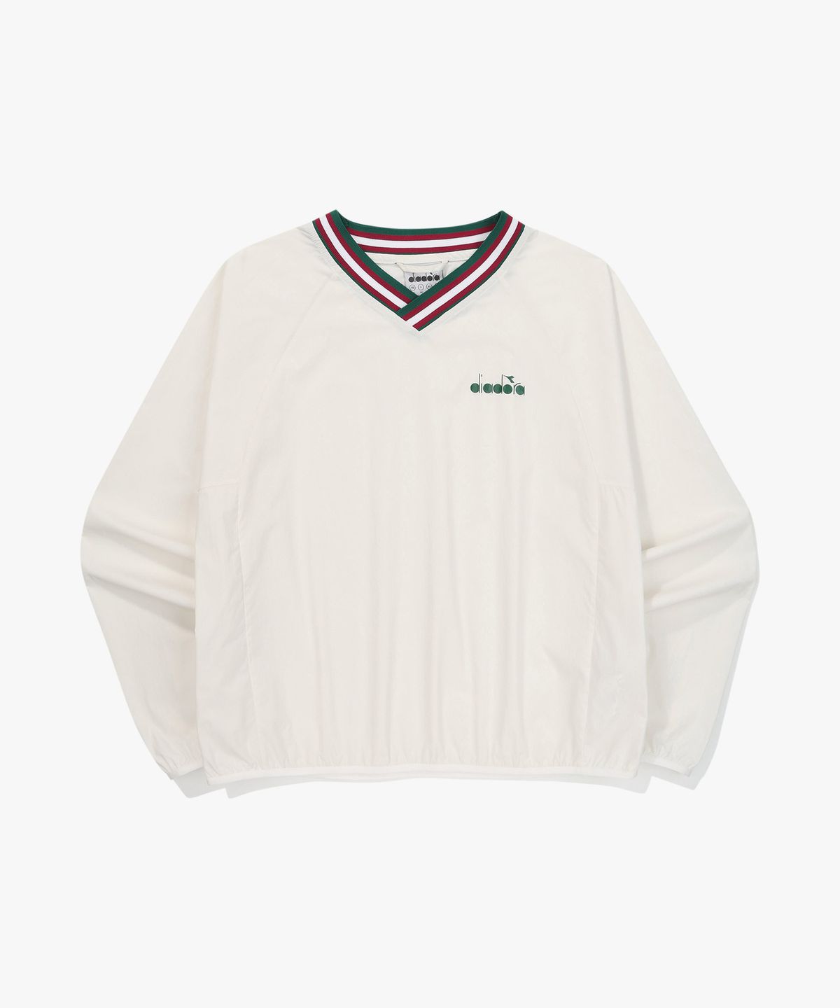 디아도라(diadora) V넥 긴팔 피스테 우먼 OFF WHITE