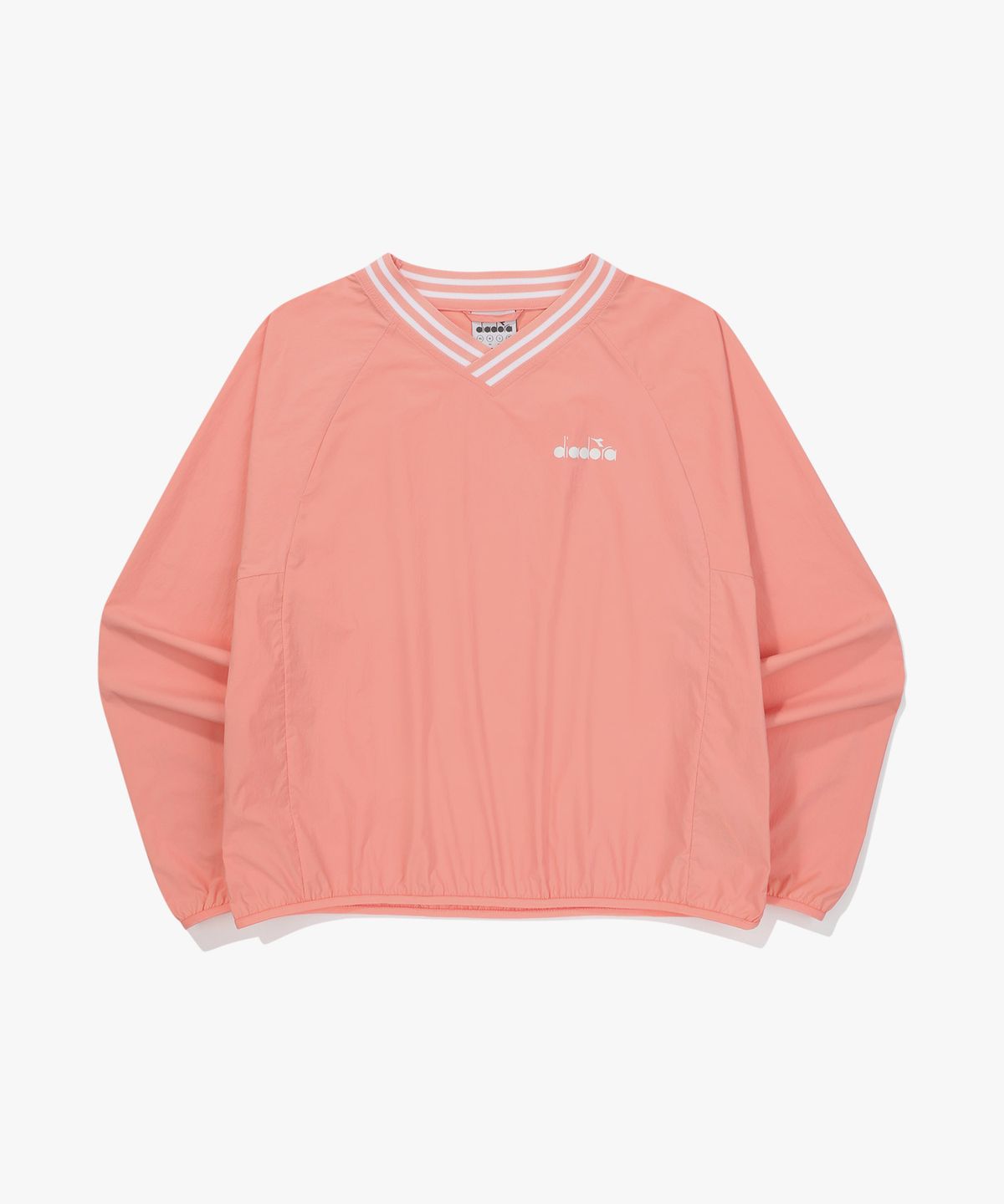 디아도라(diadora) V넥 긴팔 피스테 우먼 CORAL