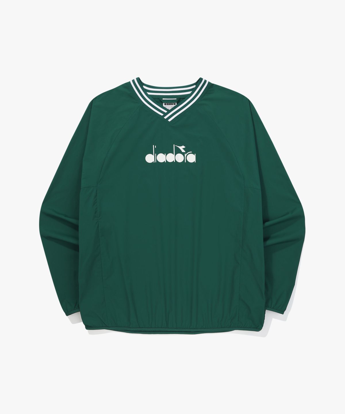 디아도라(diadora) V넥 긴팔 피스테 GREEN