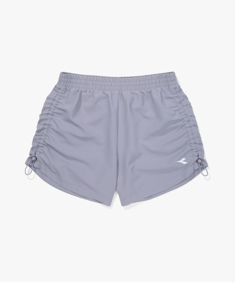 셔링 4.5인치 러닝 쇼츠 우먼 GREY