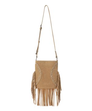 TASSA FRINGE BAG [Suede Beige]