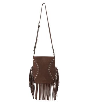 TASSA FRINGE BAG [Suede Brown]
