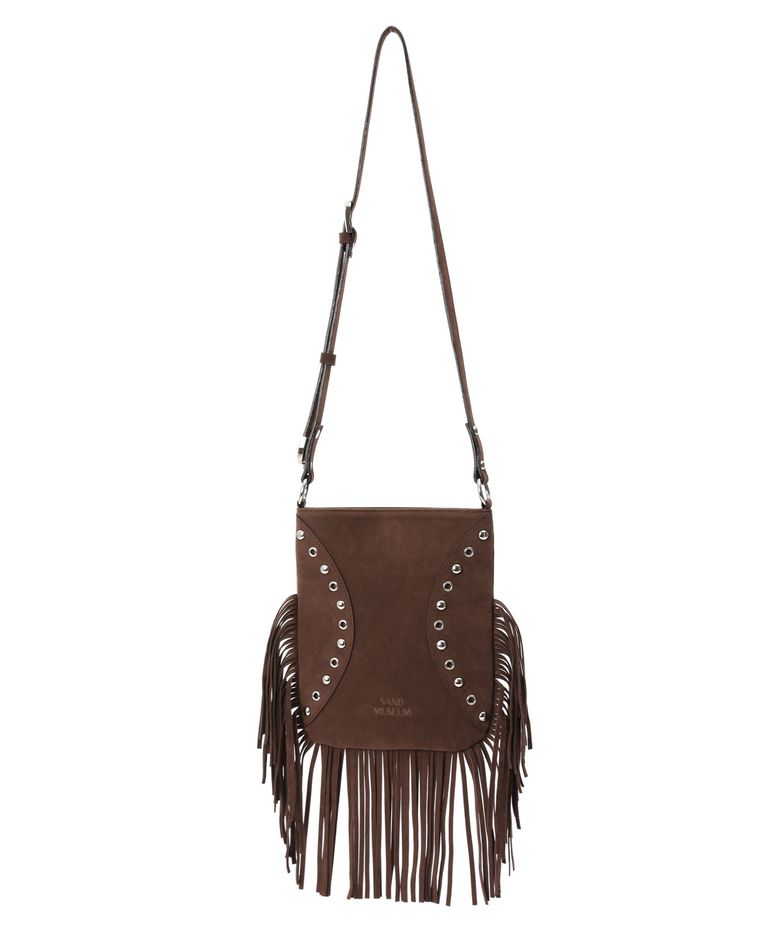 TASSA FRINGE BAG [Suede Brown]