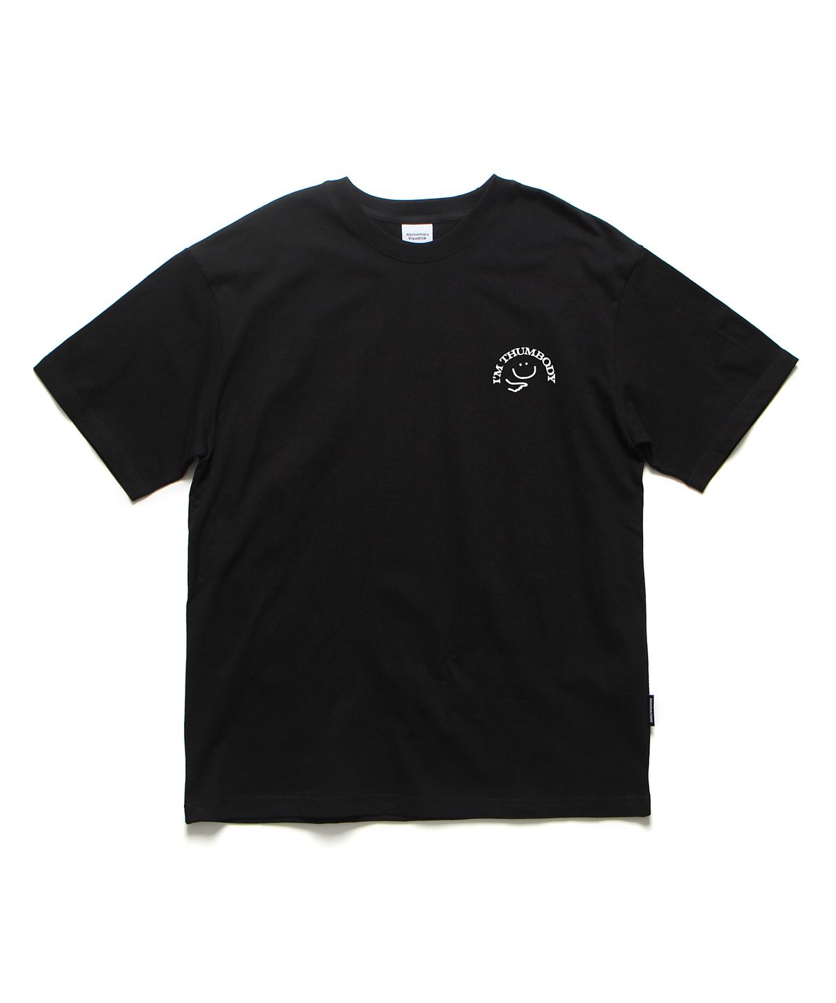 앱놀머씽(ABNORMALTHING) 아이엠 오버핏 티셔츠 블랙 (IAM T-SHIRT BLACK)