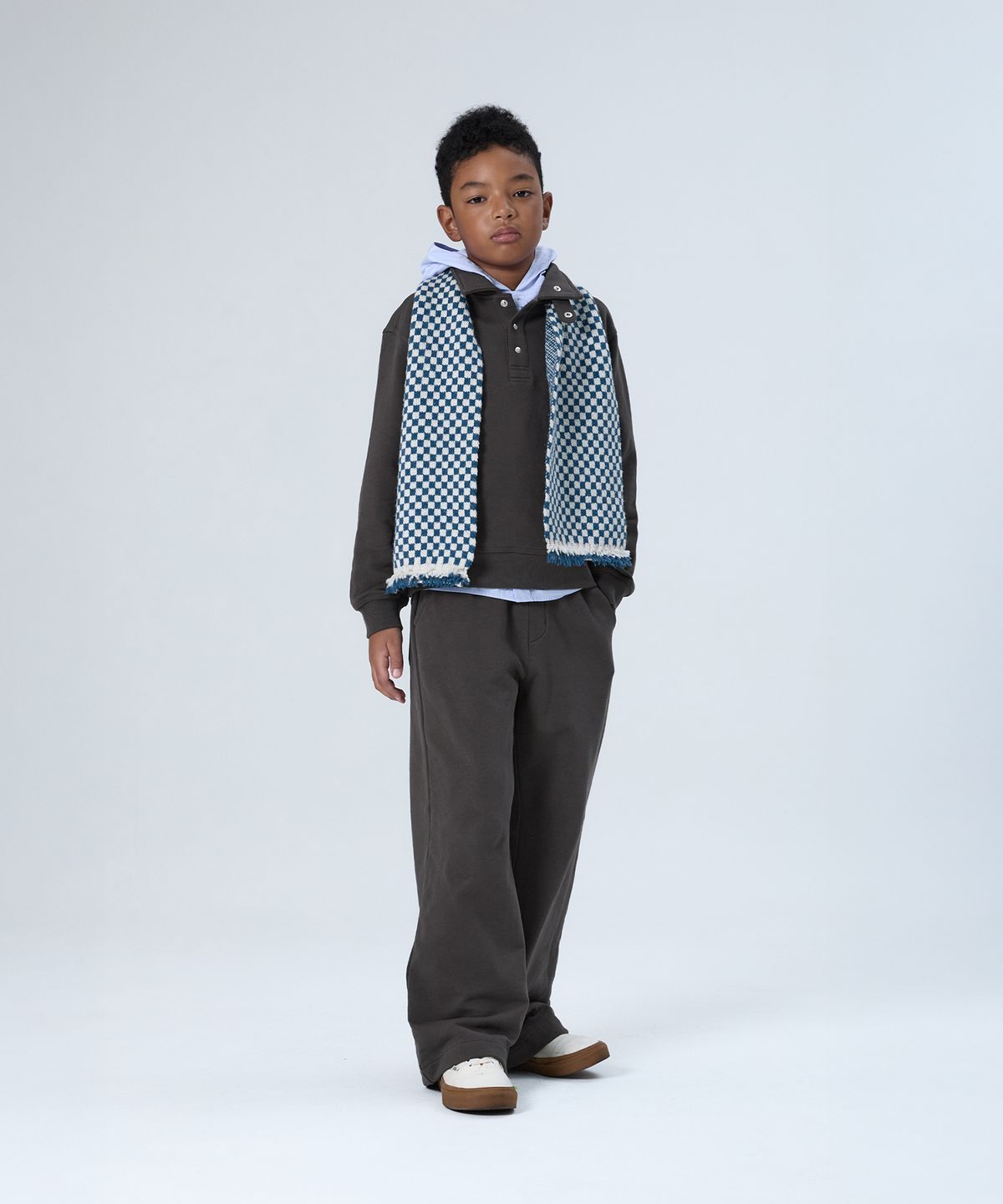 나우(nau) KIDS 워케이션 스웻 팬츠 Charcoal Brown