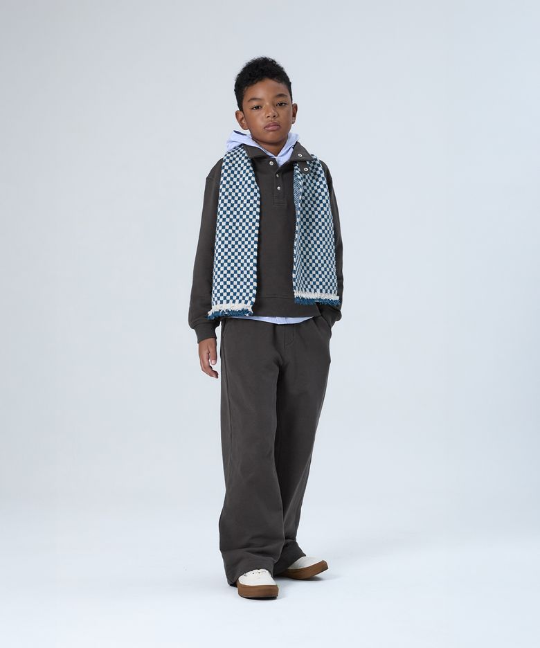 KIDS 워케이션 스웻 팬츠 Charcoal Brown