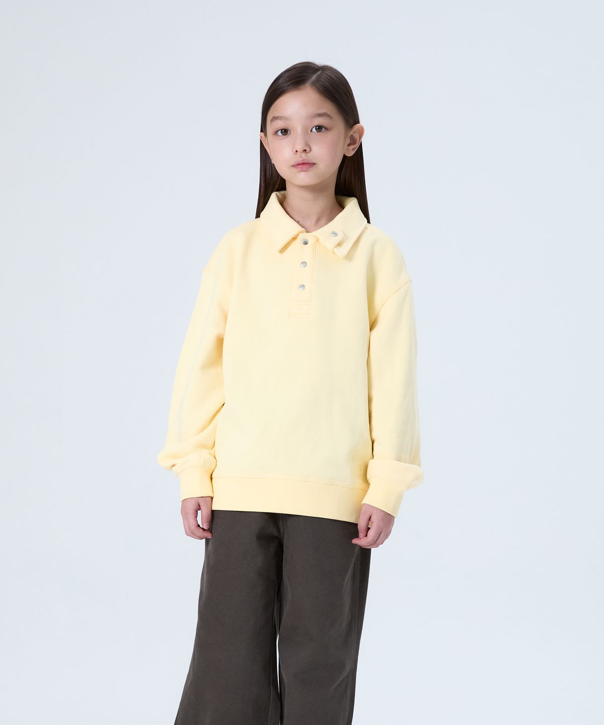 나우(nau) KIDS 워케이션 스웻 맨투맨 Lemon