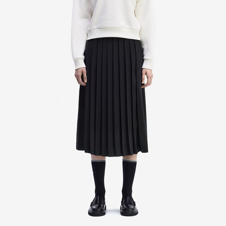 [Womens] 플리츠 스커트 - 블랙 AFPF2531106-102