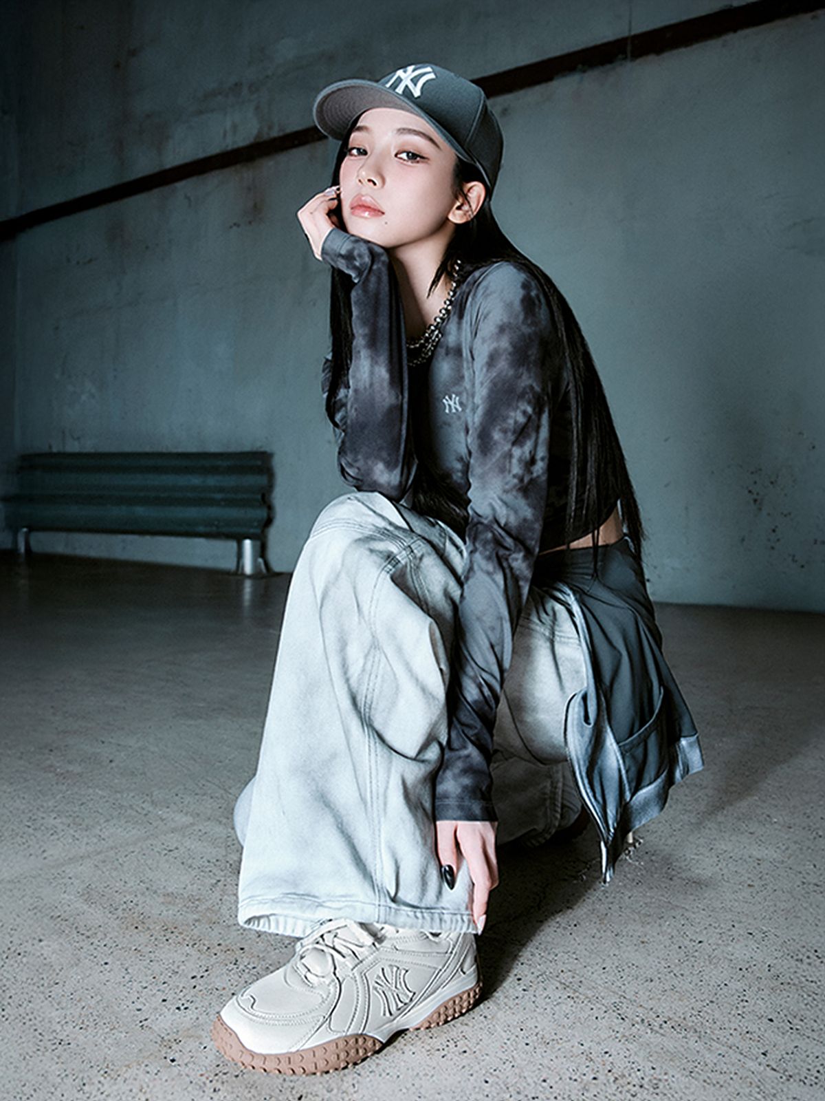 엠엘비(MLB) 트로피 로우 LT NY (Ivory)