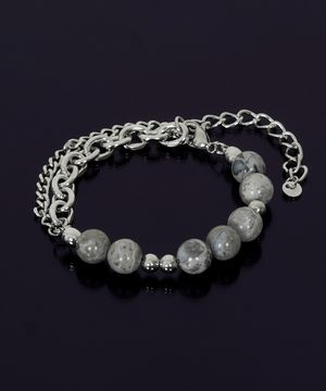 남성 스테인레스 스틸 패션 맵스톤 원석 팔찌 MFJBM37