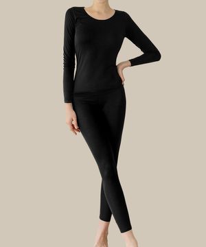 T_우먼 소프트 히트업 세트 발열 내복 상하의_5