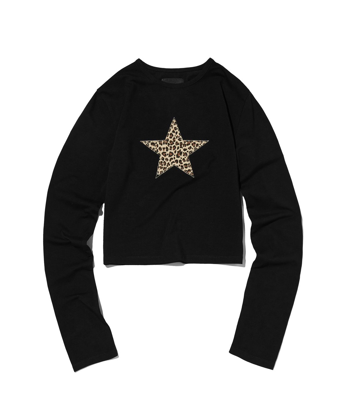 스웨이드(SUADE) LEOPARD STAR LONG SLEEVE [BLACK]