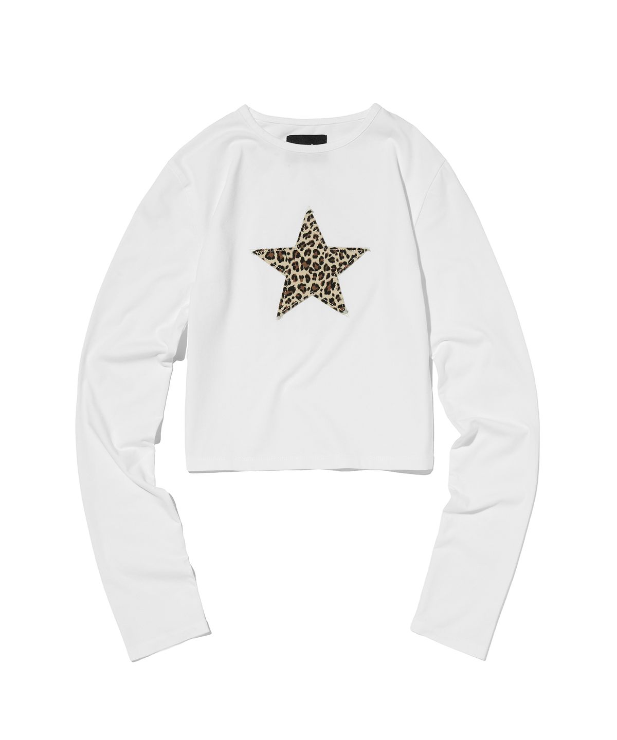 스웨이드(SUADE) LEOPARD STAR LONG SLEEVE [WHITE]
