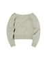SUNNY ONE SHOULDER CREWNECK [CREAM]