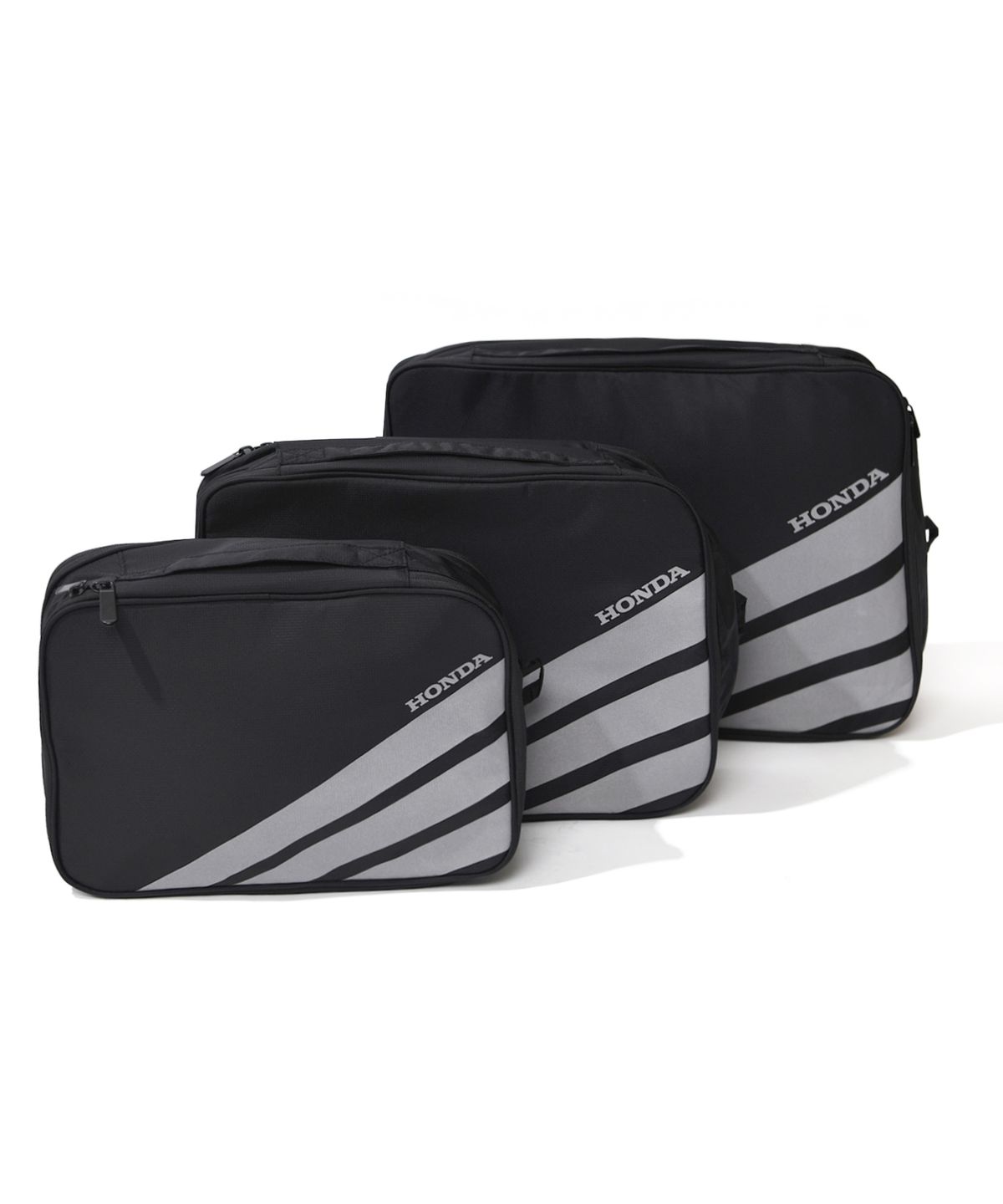 핍스 모터사이클(PHYPS MOTORCYCLE) Wing Logo Travel Pouch Set Black
