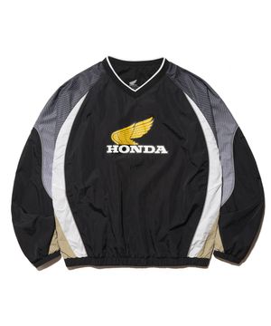 Vintage Logo Speed Track nylon Long Sleeve Black