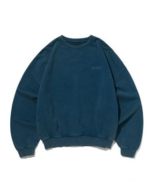 CROPPED WASHED CREWNECK [DEEP GREEN]