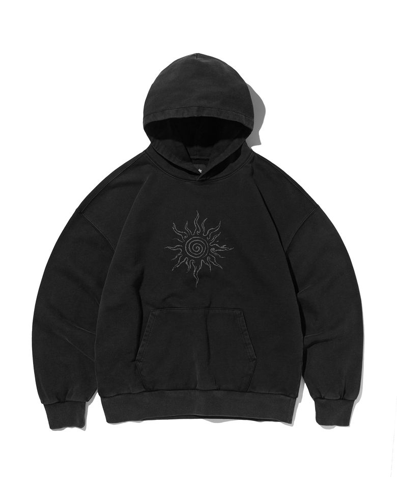 SUNNY HOODIE [WASHING BLACK]