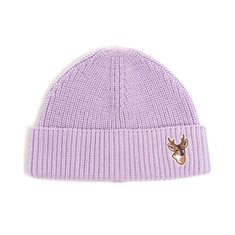 K224KHA130 동물와펜 비니 LAVENDER