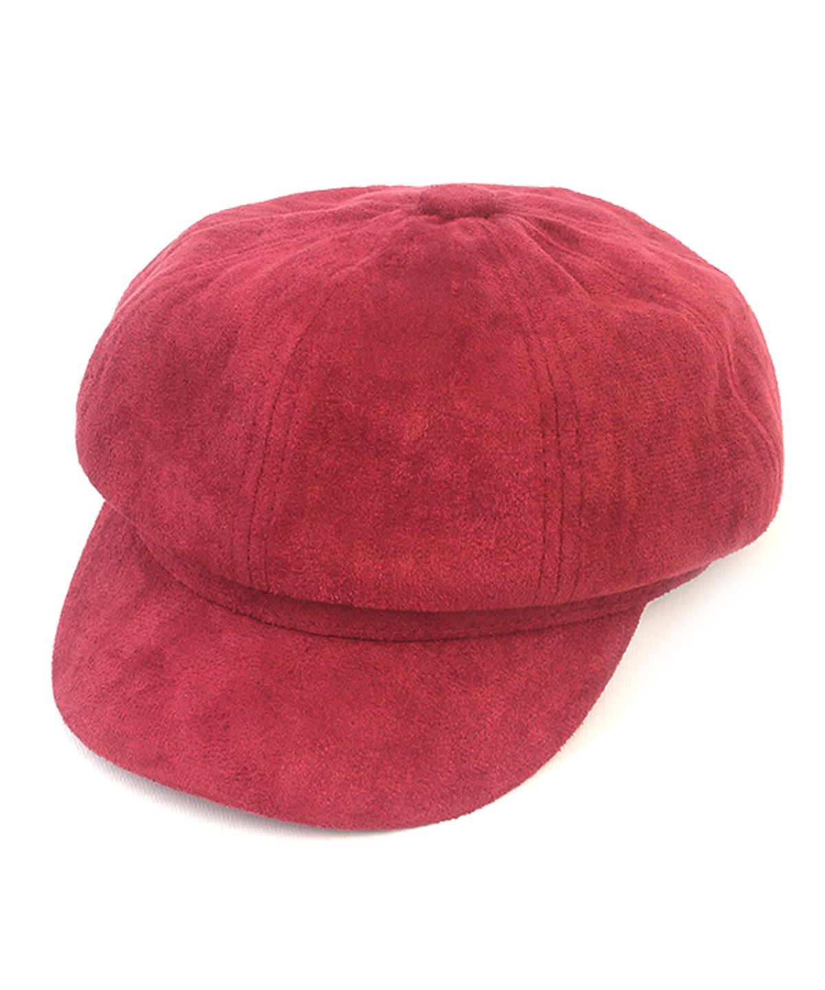 유니버셜 케미스트리(UNIVERSAL CHEMISTRY) Wine Suade Newsboy Cap 뉴스보이캡
