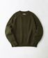 RAGLAN CREW NECK KNIT_OLIVE