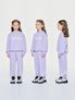 스트릿 베이직 컬러 스티치 맨투맨세트 BOS (Lavender)