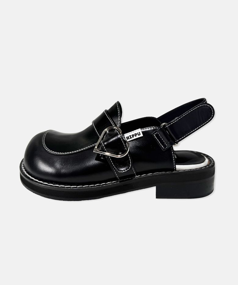 Slingback Loafer Black