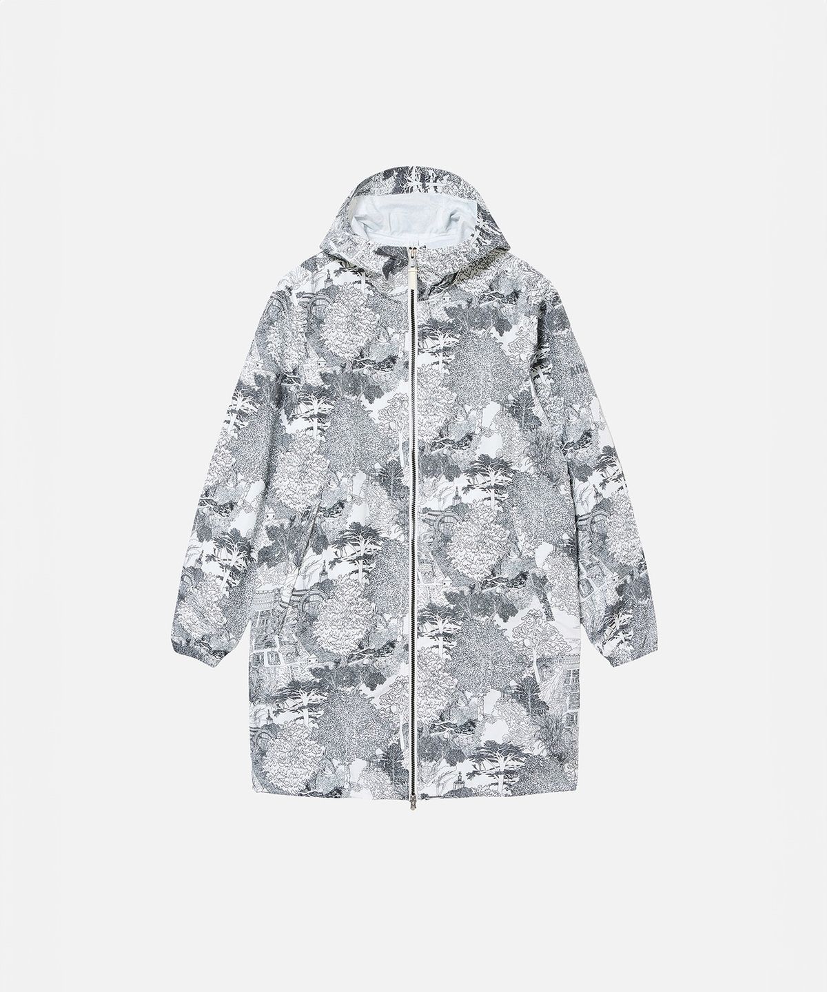 에이글(Aigle) Aigle x MNHN RAINPACK 90: UNISEX 패커블 워터프루프 롱자켓 AIW25UOUT003BPR