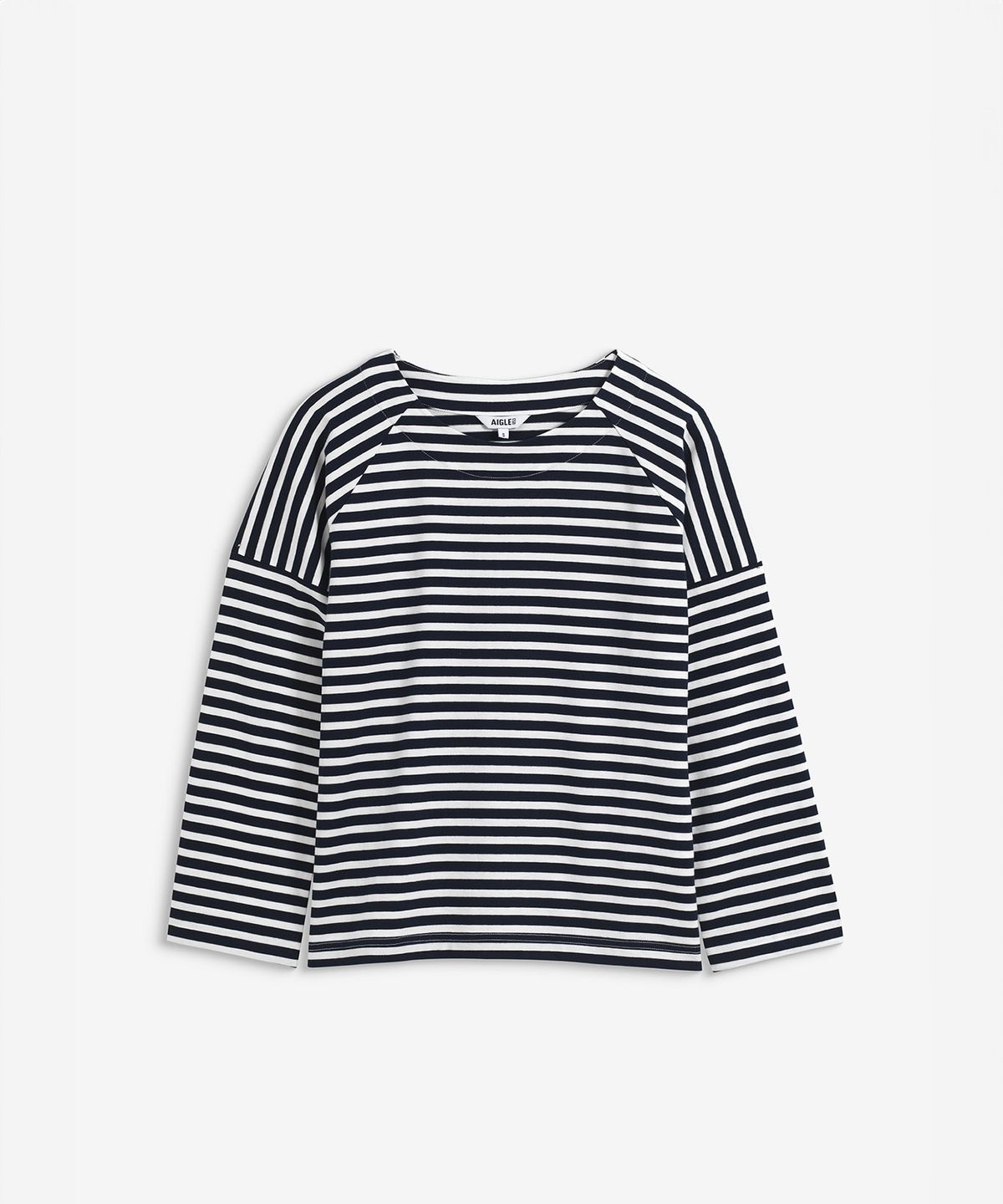 에이글(Aigle) 여성 스트라이프 티셔츠 AIW25WTSH001EST